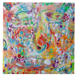 Face Off 6 x 6 Ceramic Tile