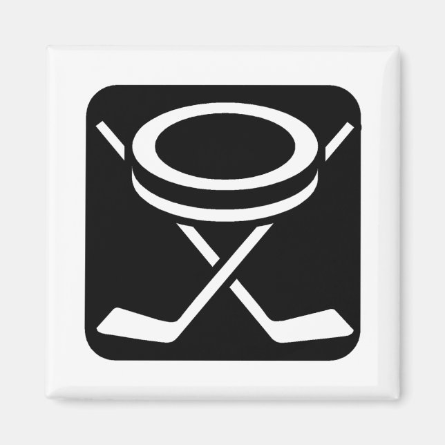 Face Off Puck Magnet (Front)