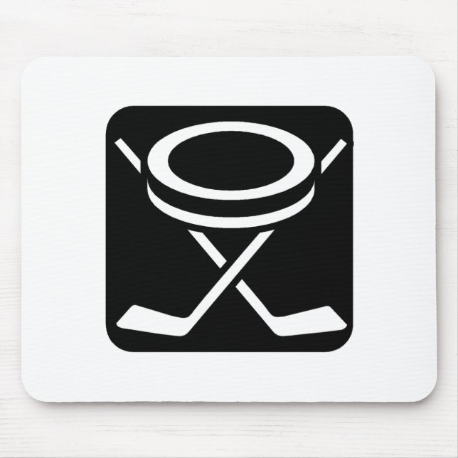 Face Off Puck Mouse Pad (Front)
