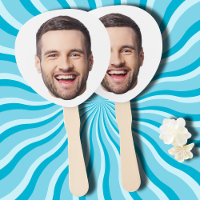 Face On Hand Fan, Custom Bachelorette Party