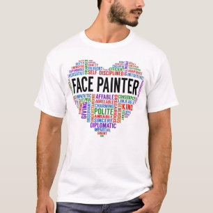 Face Painter Heart T-Shirt