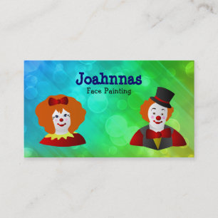 Face Painting Business Cards