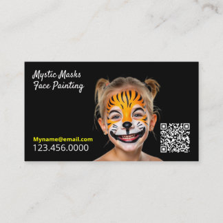 Face Painting QR Business Card
