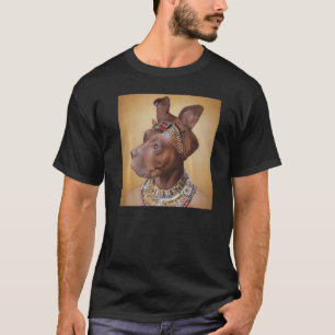 face portrait of an Ancient dog as Cleopatra  2 T-Shirt