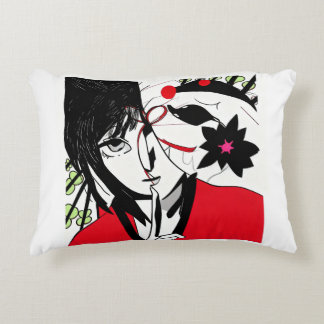 Face reveal unmasked Roblox avatar Decorative Cushion