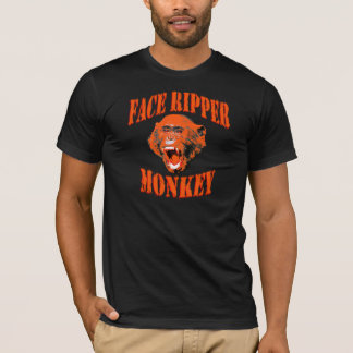 Face-Ripper Monkey (orange) T-Shirt