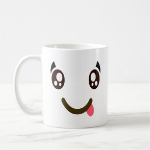 Face Savouring Delicious Food Cute Savouring Emoji Coffee Mug