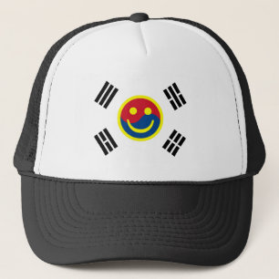 Face South Korean Flag (Version 2) Trucker Hat