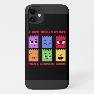 face speaks louder than thousand words iphone case