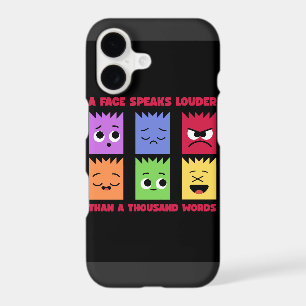 face speaks louder than thousand words iphone case