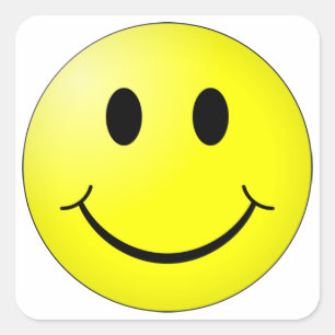 Face Square Sticker