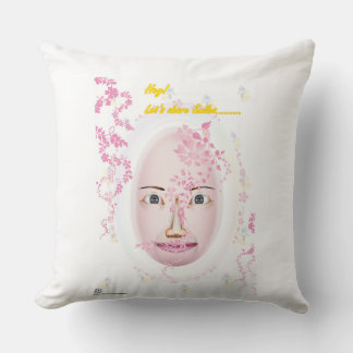 Face Srs - Happy Smile -smile with me Cushion