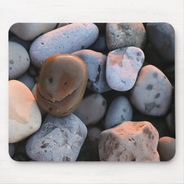 Face Stone Mouse Pad (Front)