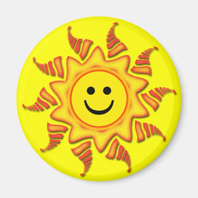 FACE SUN MAGNET (Front)