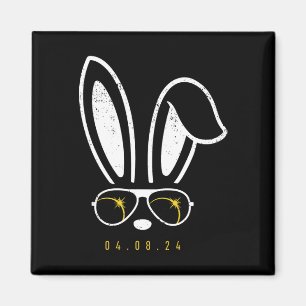 Face Sunglasses Fun Easter Total Solar Eclipse 202 Magnet