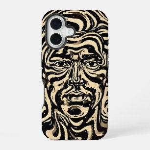 Face Swirl Portrait Phone case
