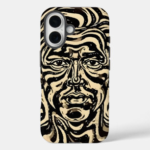Face Swirl Portrait Phone case
