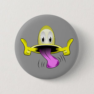 Face Tease 6 Cm Round Badge