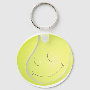 FACE TENNIS BALL KEY RING
