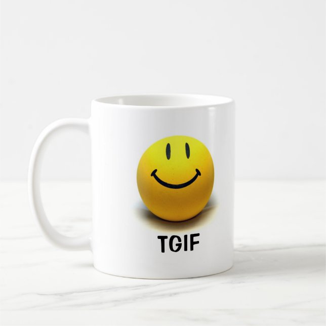 Face TGIF Mug (Left)