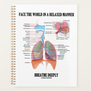 Face The World In A Relaxed Manner Breathe Deeply Planner