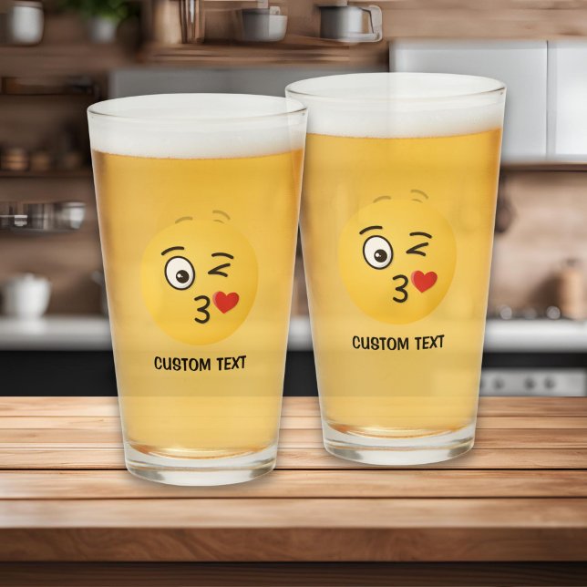 Face Throwing a Kiss Glass (Creator Uploaded)
