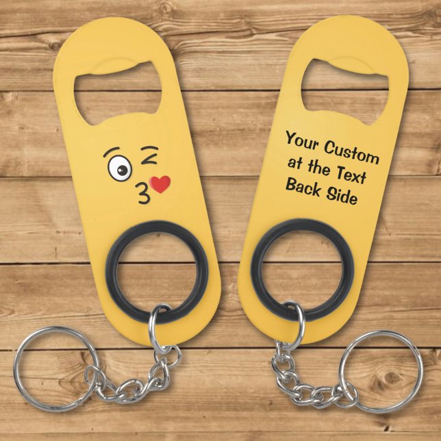 Face Throwing a Kiss Keychain (Creator Uploaded)