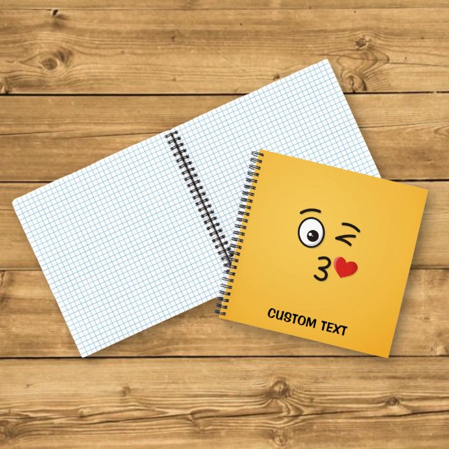 Face Throwing a Kiss Notebook (Creator Uploaded)