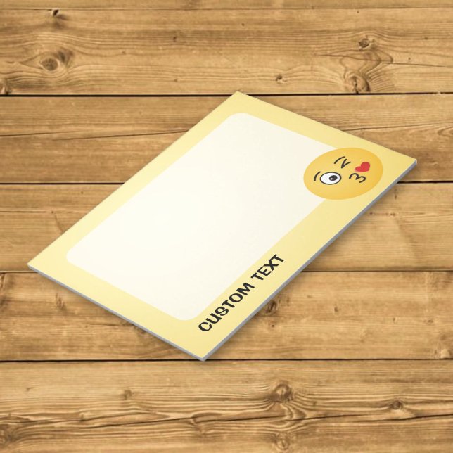 Face Throwing a Kiss Notepad (Creator Uploaded)