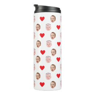 Face Tumbler, Custom Photo Tumbler, Baby Gift Thermal Tumbler