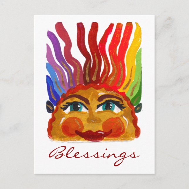 Face Up Postcard (Front)