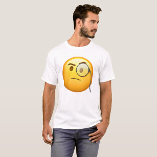 Face With Monocle - Emoji T-Shirt