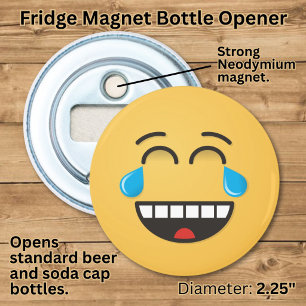 Face With Tears of Joy Bottle Opener