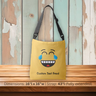 Face With Tears of Joy Crossbody Bag
