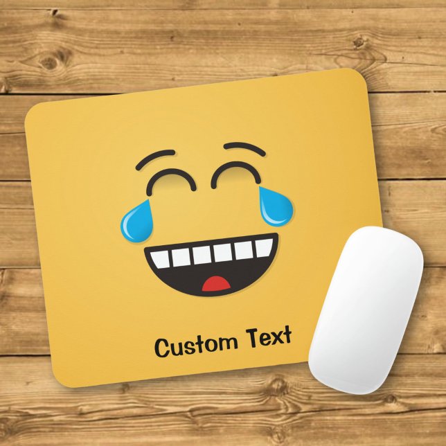 Face With Tears of Joy Mouse Pad (Creator Uploaded)