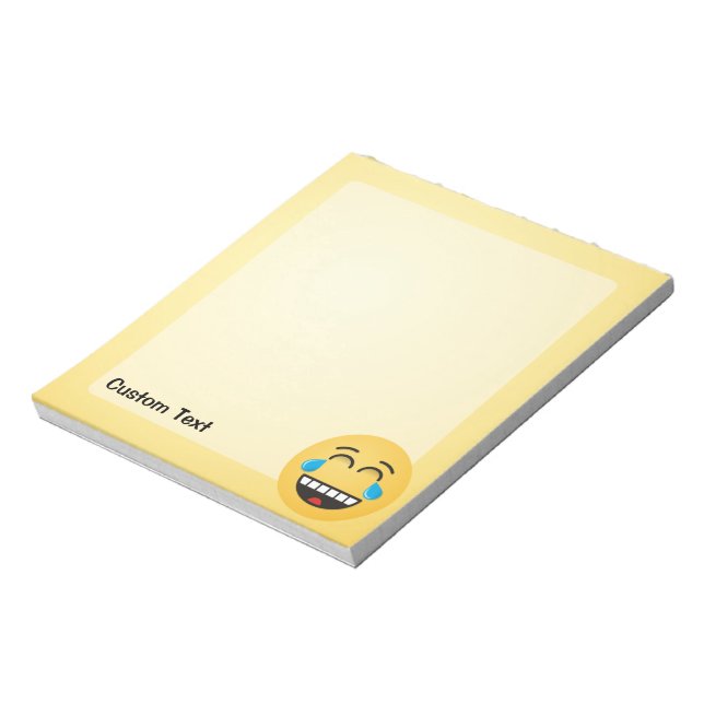Face With Tears of Joy Notepad (Rotated)