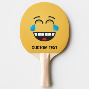 Face With Tears of Joy Ping-Pong Paddle