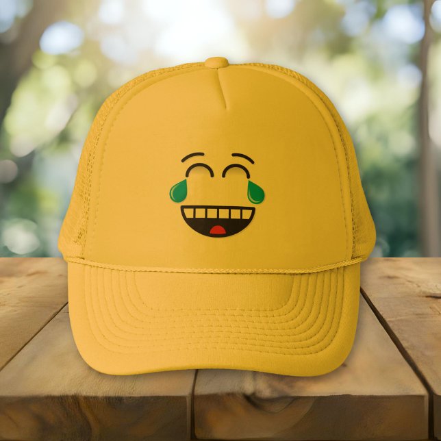 Face With Tears of Joy Trucker Hat (Creator Uploaded)