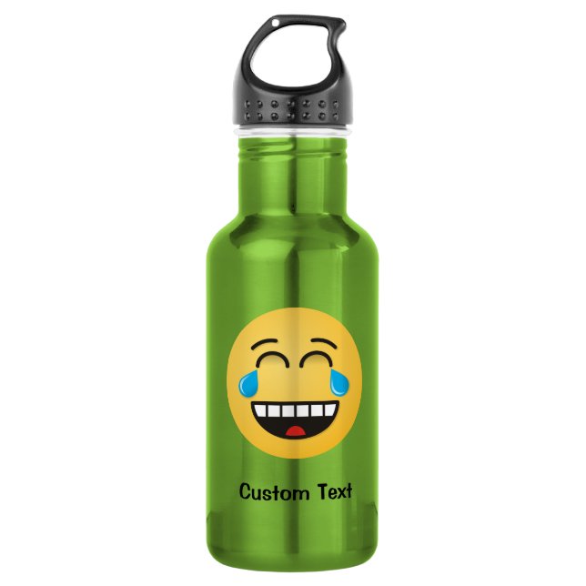 Face With Tears of Joy Water Bottle (Front)