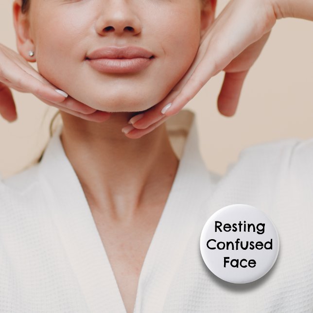 Face yoga teacher Facial massage 6 Cm Round Badge (Creator Uploaded)