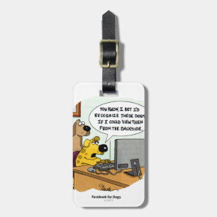 Facebook for Dogs Luggage Tag