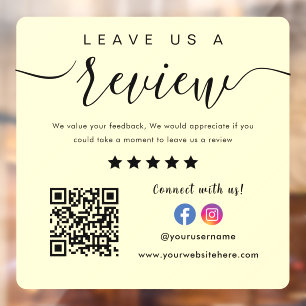 Facebook Instagram Logo Qr Code Leave Us A Review