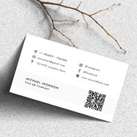 Facebook Instagram Website Icons QR Code Logo