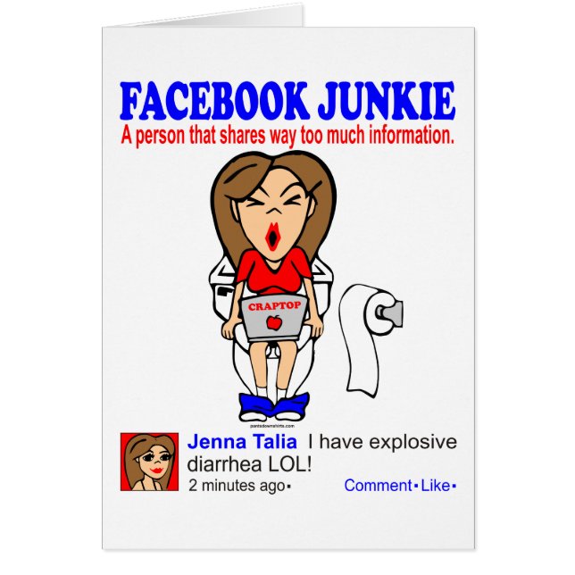 FACEBOOK JUNKIE (Front)