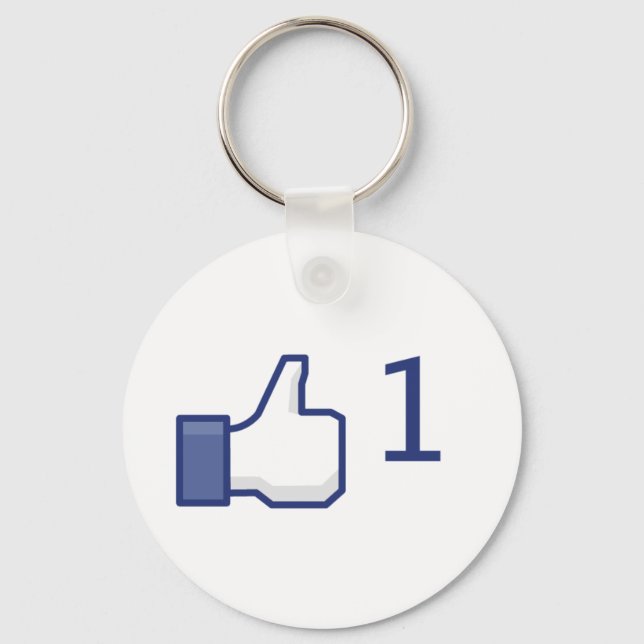 facebook like button key ring (Front)