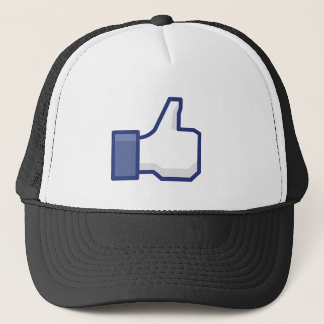 Facebook Like Button Trucker Hat (Front)