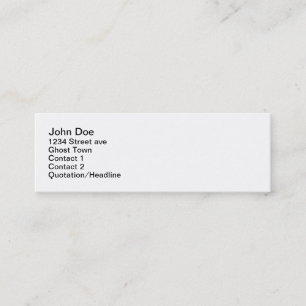 facebook mini business card