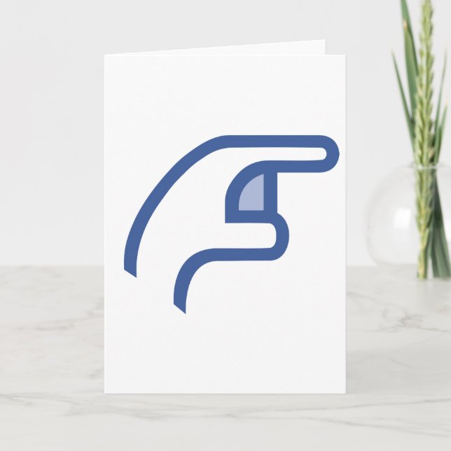 facebook POKE me Card (Front)