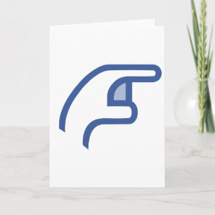 facebook POKE me Card