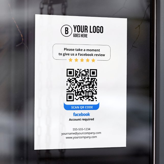 Facebook Reviews QR Code Rate My Business 5 Star (Creator Uploaded)